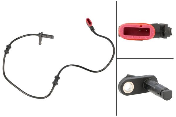 ABS-givare, Sensor, hjulvarvtal, Bakaxel, Bakaxel, båda sidor