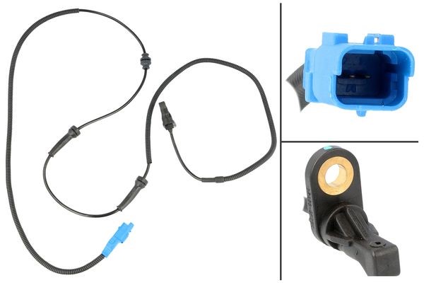 ABS-givare, Sensor, hjulvarvtal, Bakaxel, båda sidor