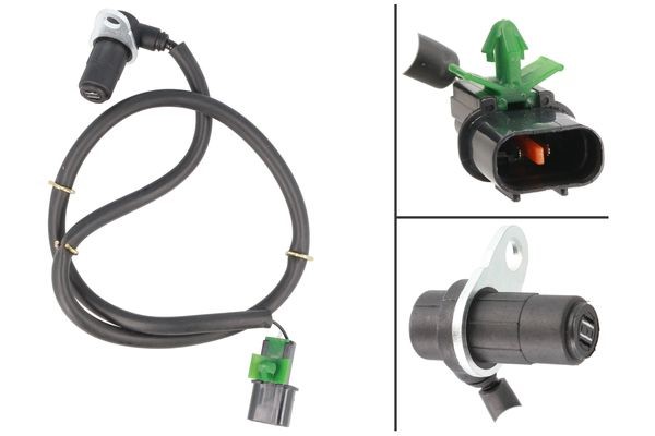 ABS-givare, Sensor, hjulvarvtal, Bakaxel vänster