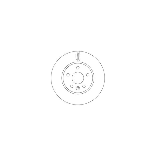 Bromsskiva Ventilerad, Framaxel Trw DF6819 TRW