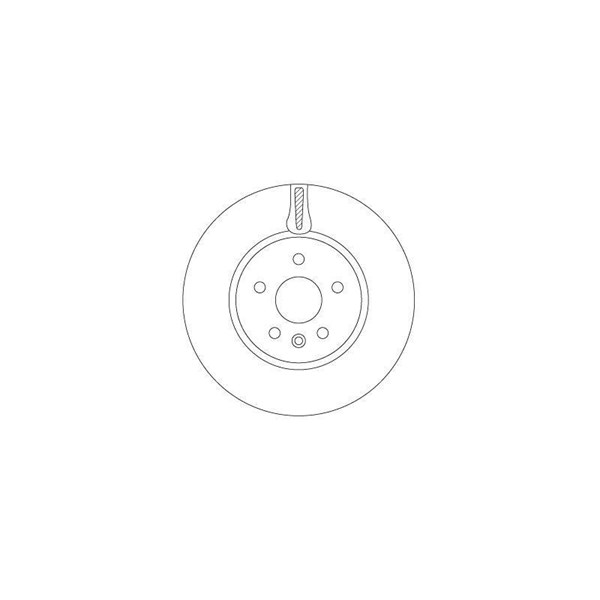 Bromsskiva Ventilerad, Framaxel Trw DF6820 TRW