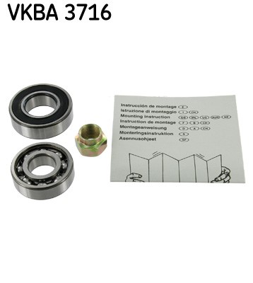 Hjullagersats, Bakaxel Skf VKBA 3716 SKF