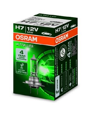 Halogenlampa OSRAM ULTRA LIFE H7 PX26d OSRAM