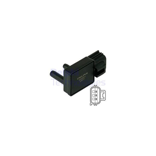 Sensor, avgastryck DELPHI