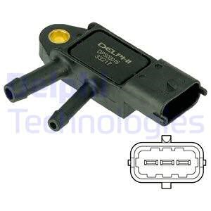 Sensor, avgastryck Delphi DPS00016 DELPHI