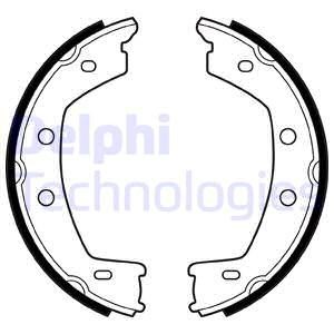Bromsbackar, sats, parkeringsbroms, Bakaxel Delphi LS2030 DELPHI