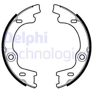 Bromsbackar, sats, Bakaxel Delphi LS2129 DELPHI