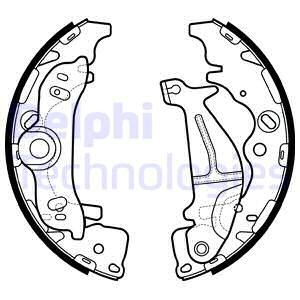 Bromsbackar, sats, Bakaxel Delphi LS2138 DELPHI