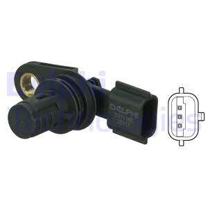 Sensor, kamaxelgivare, Insugssidan, Avgas-/utsläppssidan Delphi S DELPHI