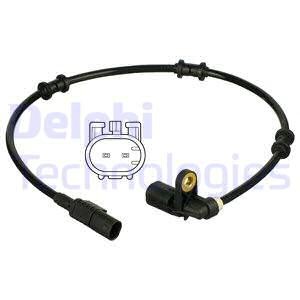 ABS-givare, Sensor, hjulvarvtal, Bakaxel, Bakaxel vänster, Vänste DELPHI ABS-givare, Sensor, hjulvarvtal, Bakaxel, Bakaxel vänster, Vänste DELPHI