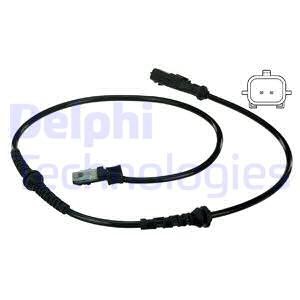 ABS-givare, Sensor, hjulvarvtal, Bakaxel, Höger, Vänster Delphi S DELPHI