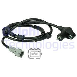 ABS-givare, Sensor, hjulvarvtal, Bakaxel, Framaxel, Höger, Vänste DELPHI ABS-givare, Sensor, hjulvarvtal, Bakaxel, Framaxel, Höger, Vänste DELPHI