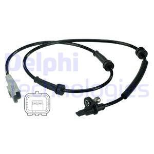 ABS-givare, Sensor, hjulvarvtal, Bakaxel Delphi SS20402 DELPHI