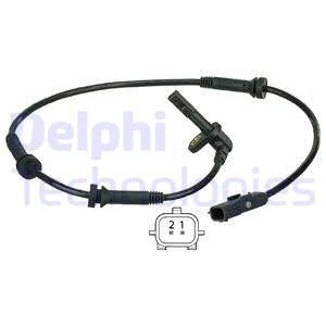 ABS-givare, Sensor, hjulvarvtal, Framaxel, Höger, Vänster Delphi  DELPHI