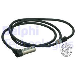 ABS-givare, Sensor, hjulvarvtal, Framaxel, Bakaxel, Höger, Vänste DELPHI