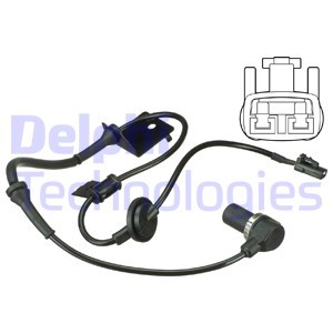 ABS-givare, Sensor, hjulvarvtal, framaxel vänster Delphi SS20507 DELPHI ABS-givare, Sensor, hjulvarvtal, framaxel vänster Delphi SS20507 DELPHI