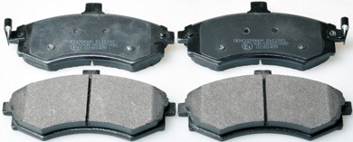 Bromsbeläggsats, Framaxel