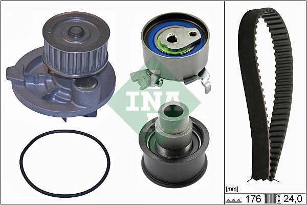 Kamremskit med vattenpump Ina 530 0079 30 INA
