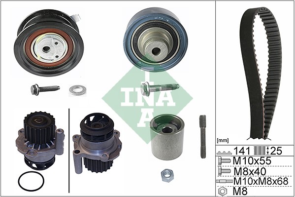 Kamremskit med vattenpump Ina 530 0361 30 INA