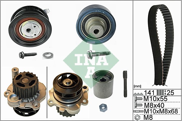 Kamremskit med vattenpump Ina 530 0361 31 INA