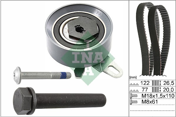 Kamremskit Ina 530 0406 10 INA