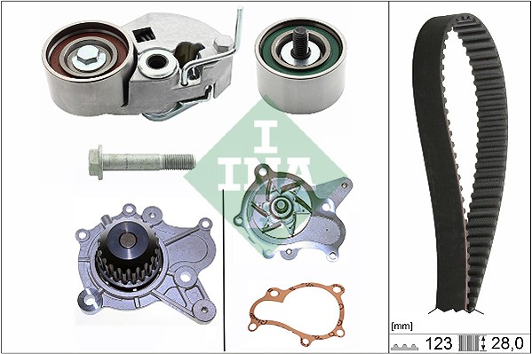 Kamremskit med vattenpump Ina 530 0542 31 INA