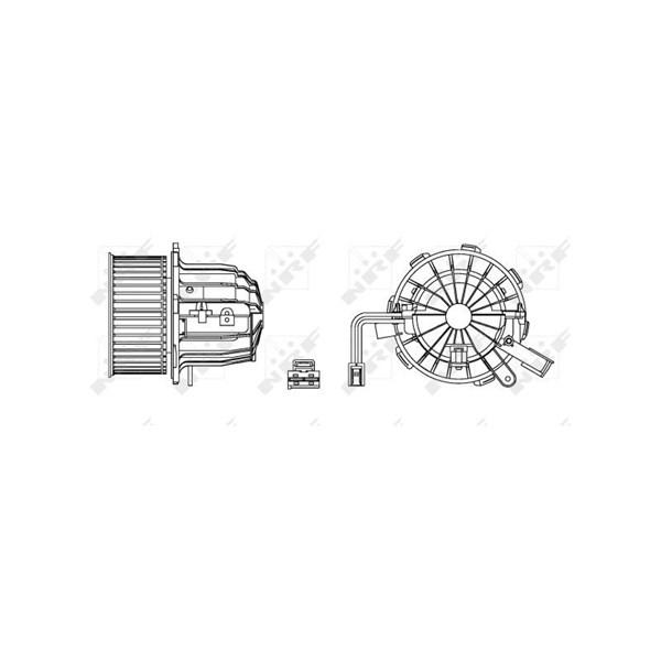 Kupéfläkt 12V Nrf 34163 NRF