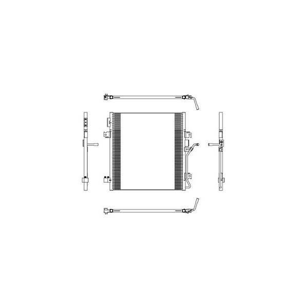 Kondensor, klimatanläggning Nrf 350188 NRF