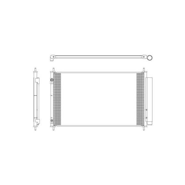 Kondensor, klimatanläggning Nrf 350321 NRF