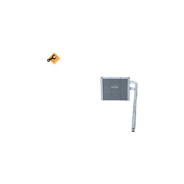 Värmeväxlare, kupévärme Nrf 54343 NRF