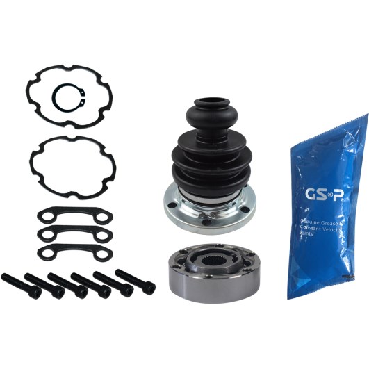 Led, kardanaxel, Framaxel, Bakaxel, på växellådssidan, På hjulsid