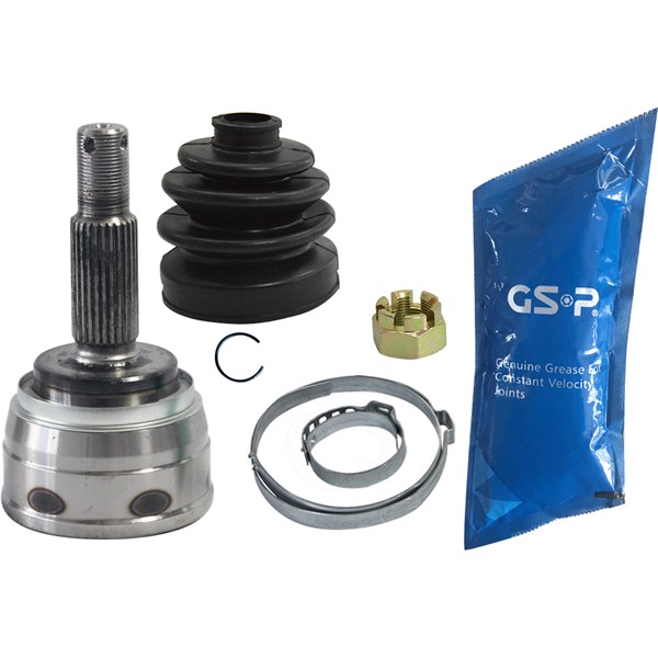 Drivknut, På hjulsidan, Fram, höger eller vänster Gsp 839104 GSP Drivknut, På hjulsidan, Fram, höger eller vänster Gsp 839104 GSP