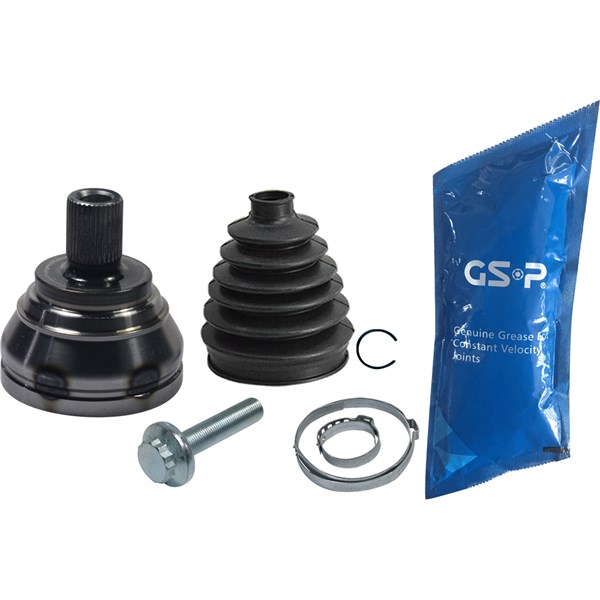 Drivknut, Framaxel, På hjulsidan, framaxel vänster, framaxel höge GSP Drivknut, Framaxel, På hjulsidan, framaxel vänster, framaxel höge GSP