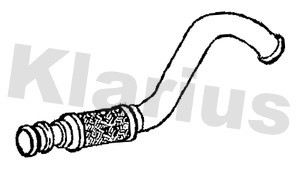 Avgasrör, Fram Klarius 110683 Klarius