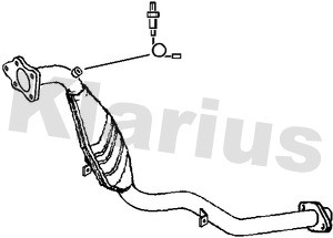 Katalysator Klarius 323019 Klarius