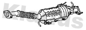 Dieselpartikelfilter Klarius 390453 Klarius