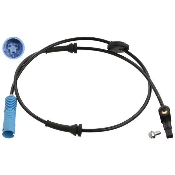 ABS-givare, Sensor, hjulvarvtal, Fram, höger eller vänster Febi b FEBI BILSTEIN