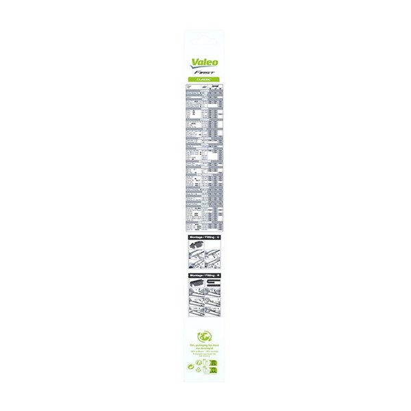 Torkarblad, Bak, Förarsida, Passagerarsida VALEO Torkarblad, Bak, Förarsida, Passagerarsida VALEO
