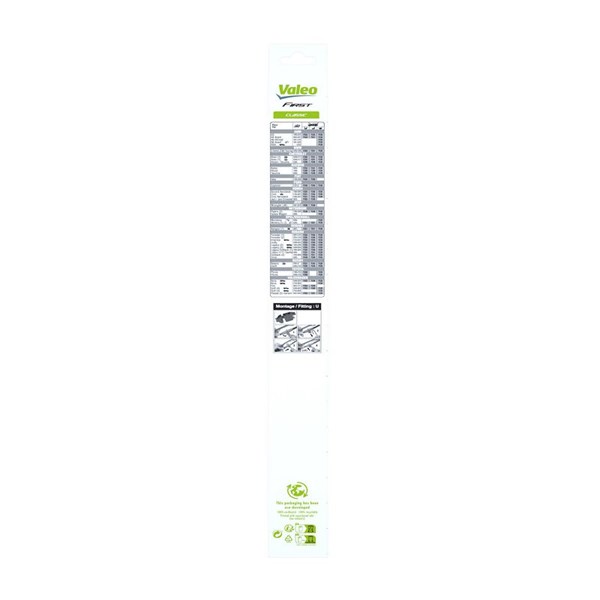Torkarblad, Fram, Bak, Passagerarsida Valeo 575538 VALEO