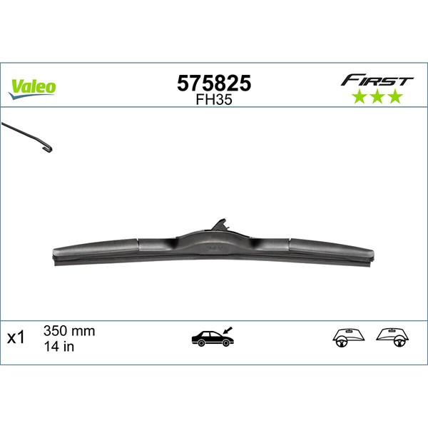 Torkarblad, Passagerarsida Valeo 575825 VALEO
