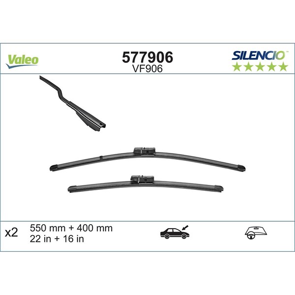 Torkarblad, Fram Valeo 577906 VALEO