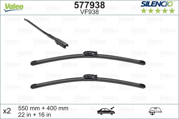 Torkarblad, Fram Valeo 577938 VALEO