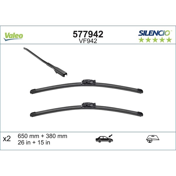Torkarblad, Fram Valeo 577942 VALEO