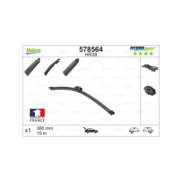 Torkarblad, Bak Valeo 578564 VALEO