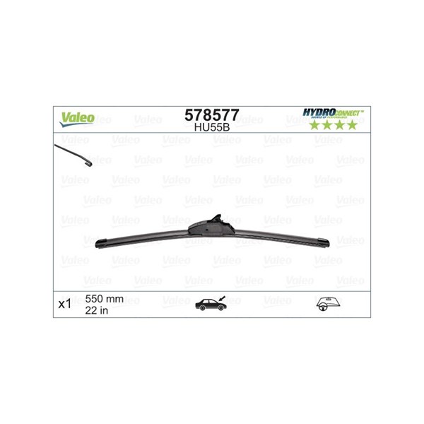 Torkarblad, Passagerarsida Valeo 578577 VALEO
