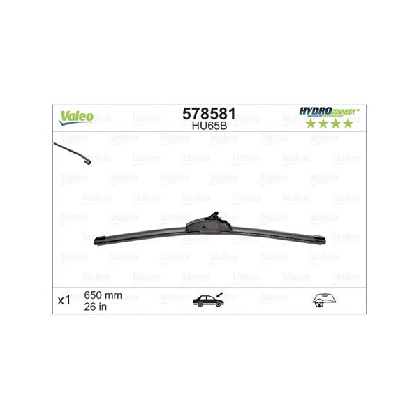 Torkarblad, Passagerarsida Valeo 578581 VALEO