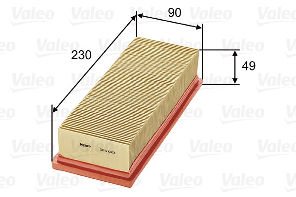 Luftfilter Valeo 585023 VALEO