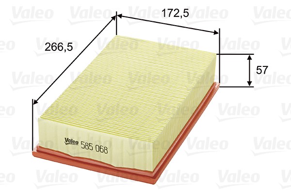 Luftfilter Valeo 585068 VALEO