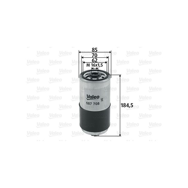 Bränslefilter Valeo 587708 VALEO