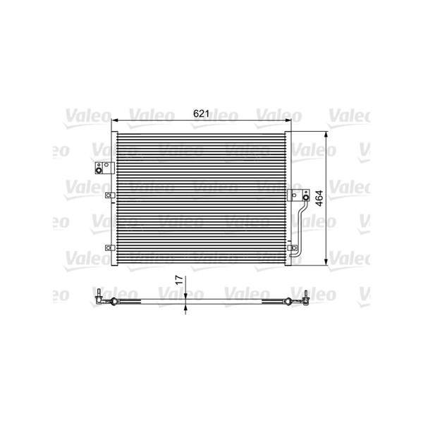 Kondensor, klimatanläggning Valeo 814441 VALEO